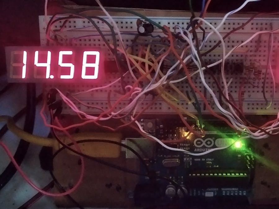 Arduino seven segment clock