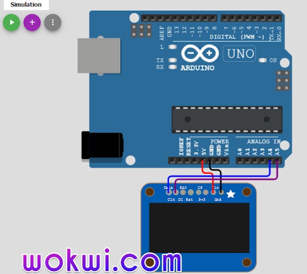 OLED and Arduino Embedded Systems Simulator - 2022 