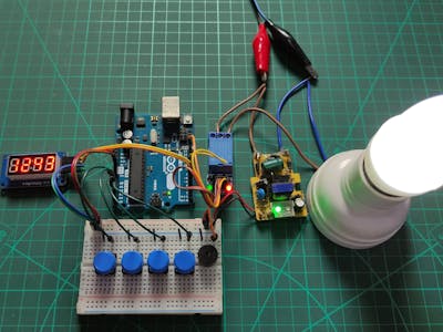 Arduino based Adjustable On and Off Timer with 7Segment