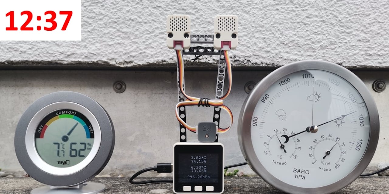 Digital barometer-thermometer-hygrometer COSY BARO