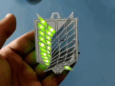 Wings of Freedom! PCB Badge