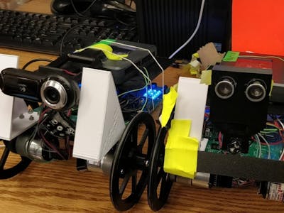 Obstacle detecting and Color Following Robot Pair