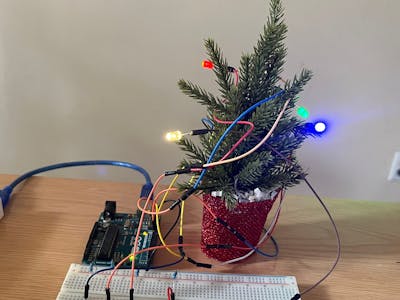 Lighting System for Mini Christmas Tree