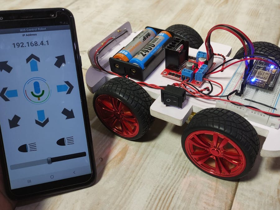 WiFi Based Robot with Android Application Control