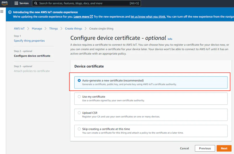 Auto-generate new certificates