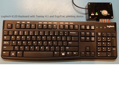 Teensy Controls a Logitech Keyboard & Fujitsu Ergotrac