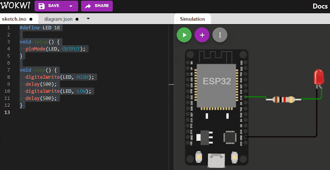 How to simulate ESP32 projects online for free? - Arduino Project Hub