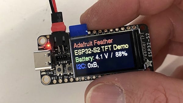 Adafruit ESP32-S2 TFT Feather Brings Espressif's SoC to Bear on a Full ...