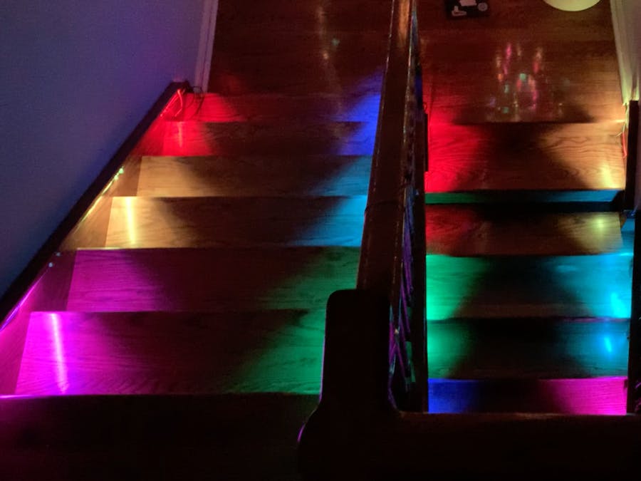 Interactive ML Walkway Lights