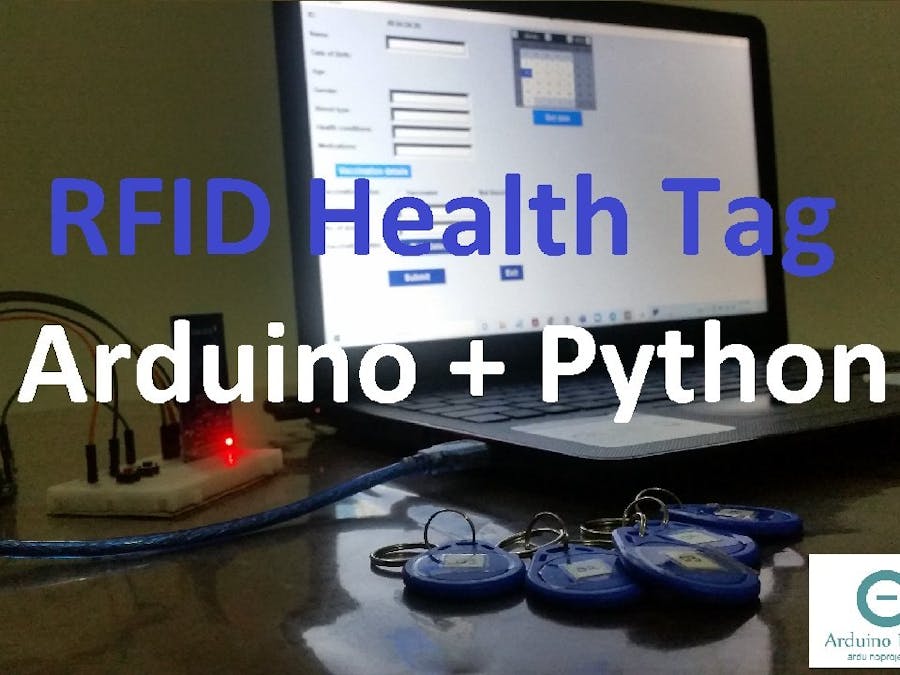 RFID Health Tag - Arduino and Python