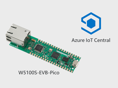 How to connect to Azure IoT Central using W5100S-EVB-Pico