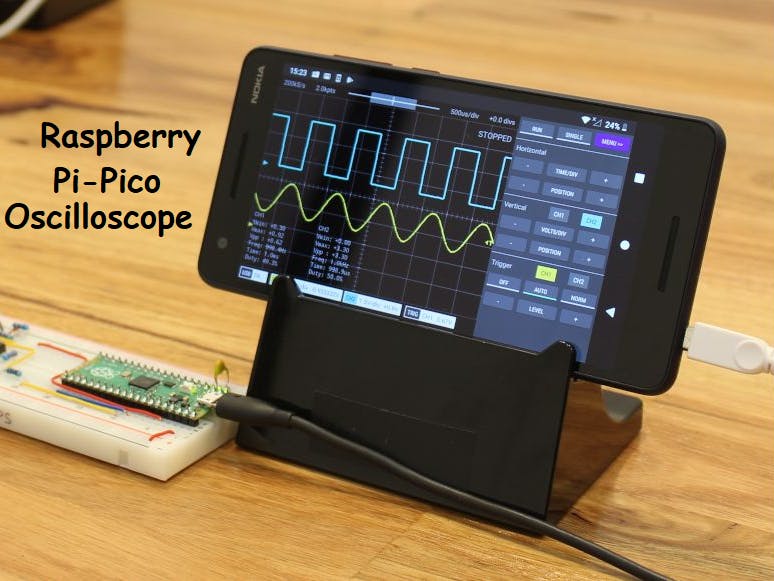 Raspberry Pi Pico 200Khz Digital Oscilloscope