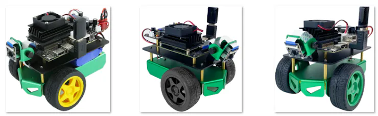 Yahboom Jetbot Mini – Kit Robot IA Jetson Nano 4GB, Voiture Programmable Python ROS, Super Compact Et Puissant ! (Sans Jetson Nano)