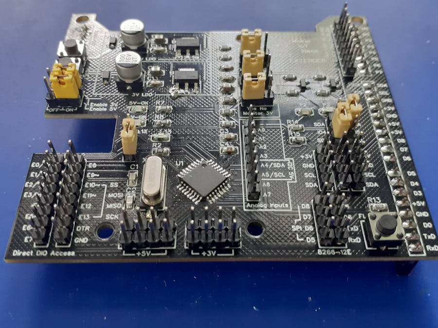 8266-12E PE (Port Extender card for the MCU-8266-12E