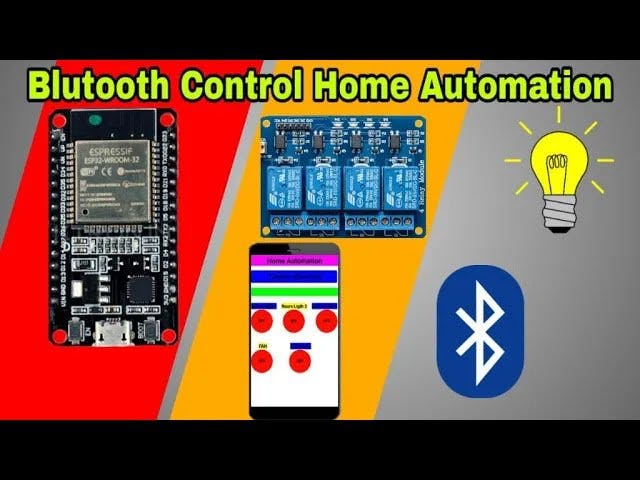 Bluetooth Control Home Automation Using Esp 32