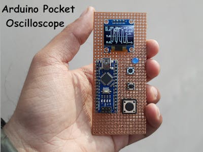 Arduino Nano 20KHz pocket sized Digital Oscilloscope