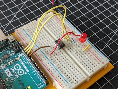 Enable PWM on an ATtiny by programming its registers