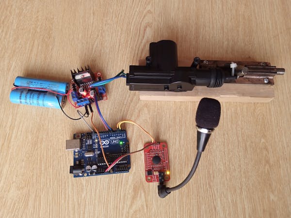 How to make Voice control Door Lock - Arduino Project Hub