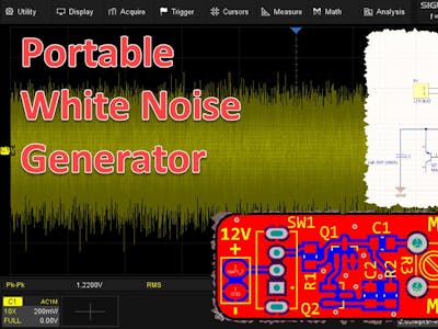 A Portable White Noise Generator Circuit