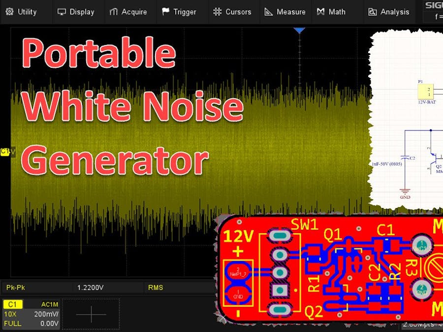 A Portable White Noise Generator Circuit