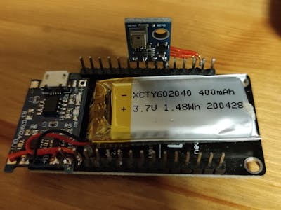 Nodemcu AHT10 Temp/Humidity Measuring WLAN MQQT