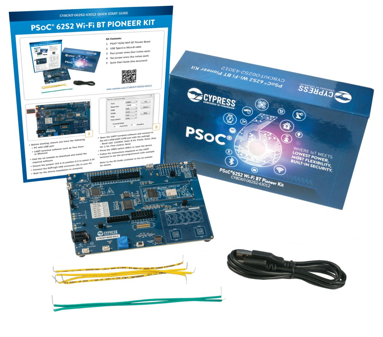 PSoC™ 62S2 Wi-Fi BT Pioneer Kit
