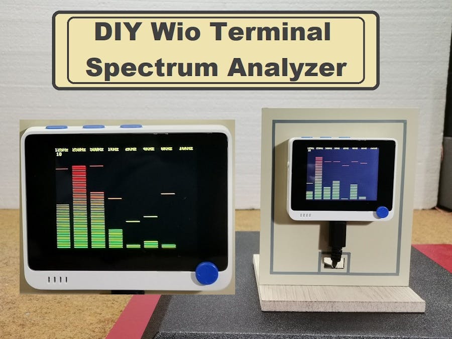 DIY Wio Terminal Spectrum Analyzer (Arduino IDE)