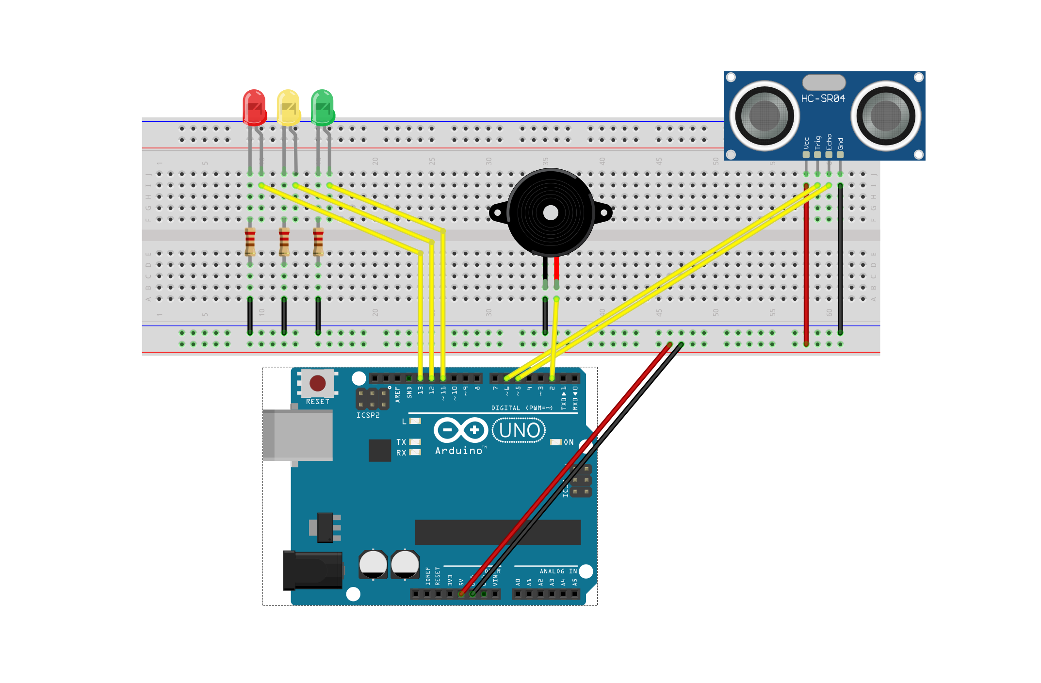 Ultrasonic Parking Radar - Hackster.io