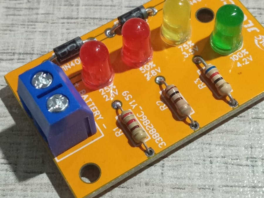 Li-ion LIPO1S BATTERY LEVEL INDICATOR