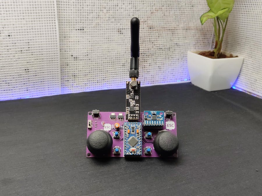 Multifunctional rc transmitter using arduino