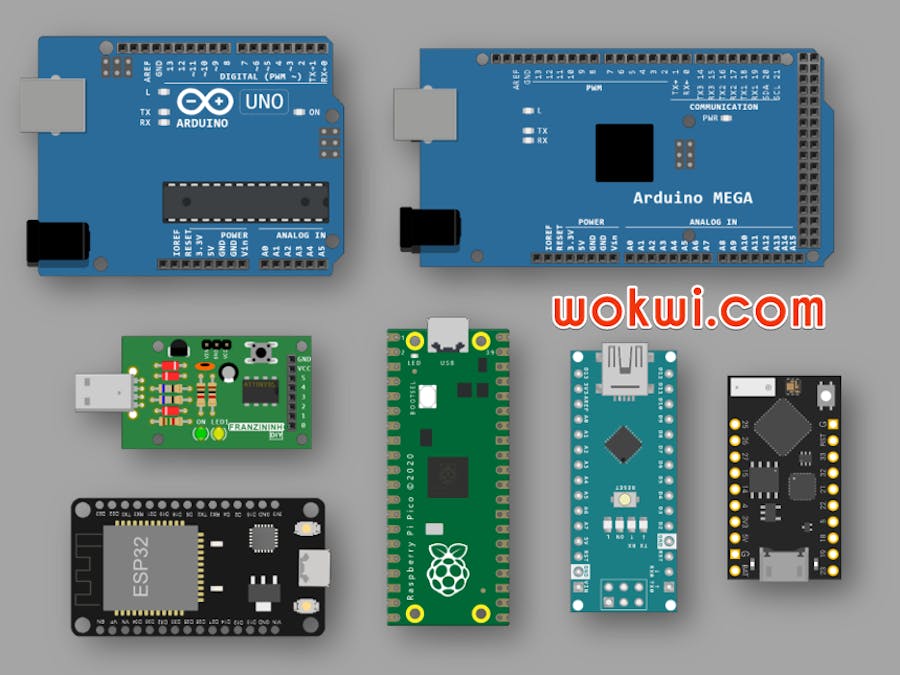 1 place 2 answer 'em all - Arduino, ESP32, embed Simulators