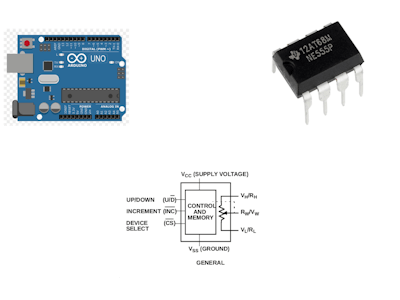 Use your Arduino and a X9C10x to control a 555 Timer