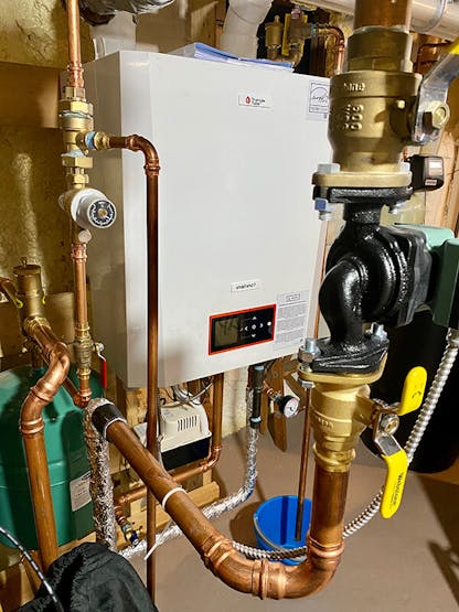 My very own hot water boiler!