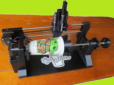 CylinDraw: Rotary Plotter & Engraver