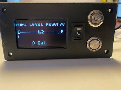 Reserve Fuel Tank Monitor and Transfer