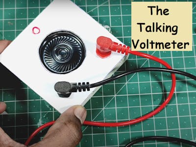 Talking Volt-meter using Arduino