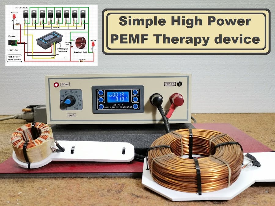 Simple to build High Power PEMF Therapy Device