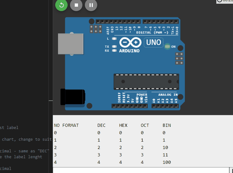Как вывести шестнадцатеричный, десятеричный, восьмеричный и двоичный код в последовательный монитор Arduino