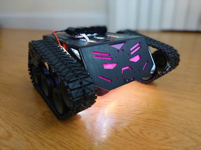 Arduino IR remote robot tank project with instructions