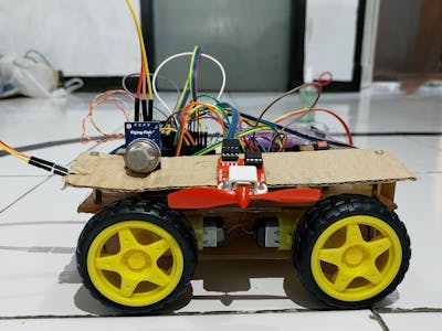 Mini AGV as a Gas Decomposer using Fan with PID Control