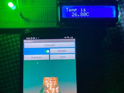 Bluetooth Controlled Lamp & Weather Station