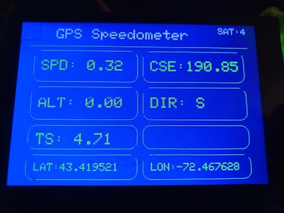 Bike GPS Speedometer using the DFRobot Bluno and TFT Screen