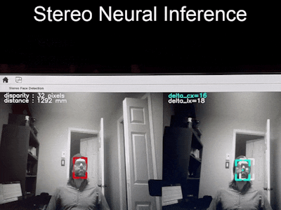 Stereo Neural Inference with the Dual Camera Mezzanine