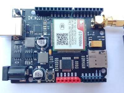 Arduino UNO SIM800 with Blynk
