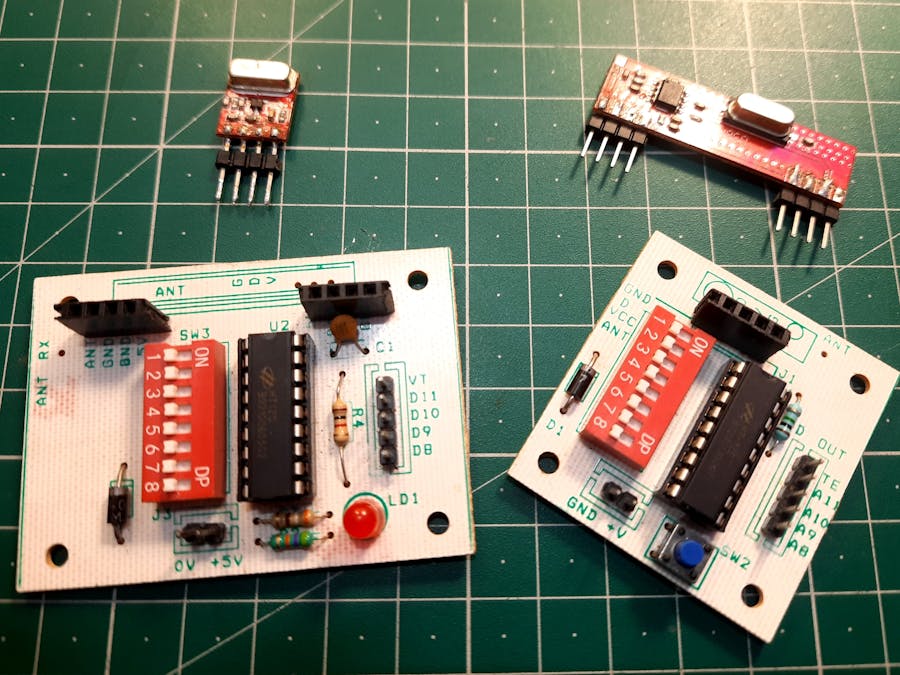 433Mhz TX-RX controller without Arduino