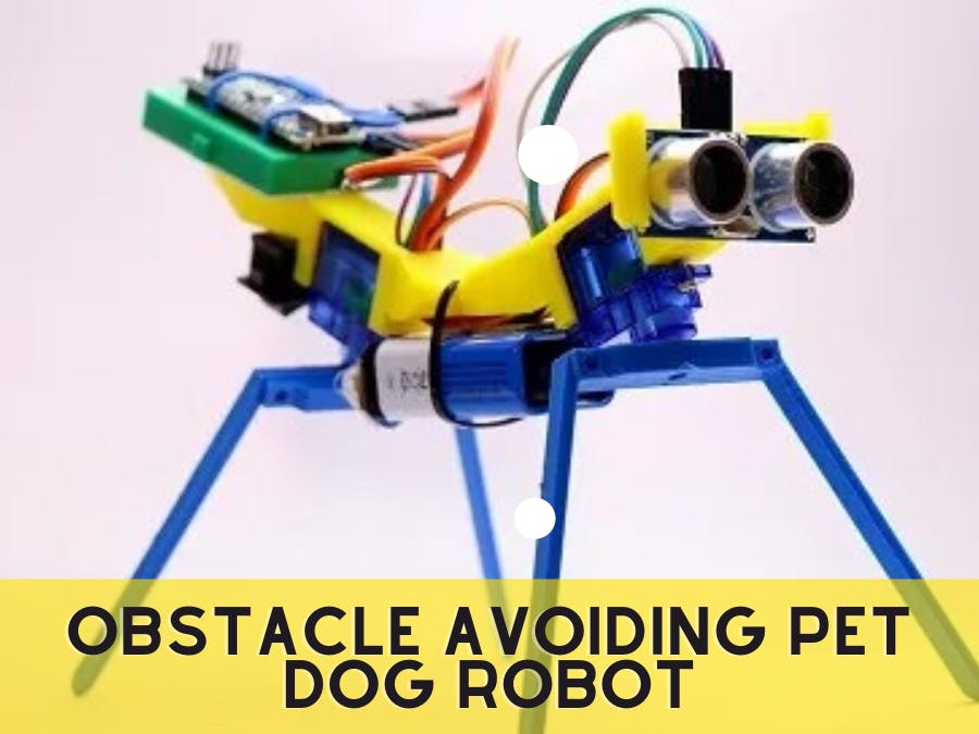 Obstacle Avoiding Pet Dog Robot TOMY Using Arduino