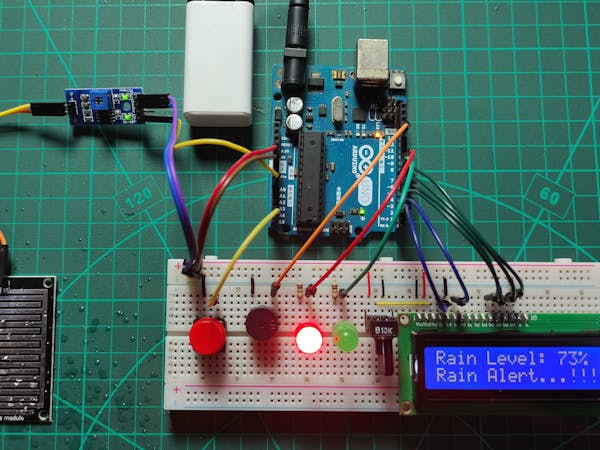 Rain Detector Alert System - Arduino Project Hub