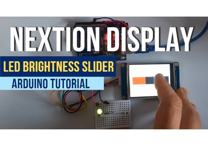 Arduino & Nextion Display - Use Slider To Control LED Bright - Arduino ...