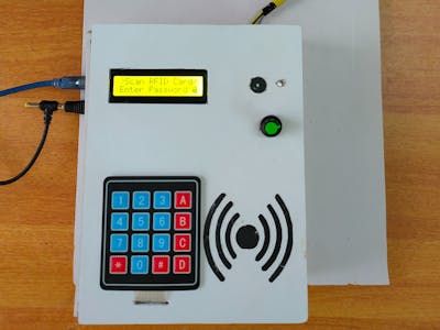 RFID and Password Based Door Lock System
