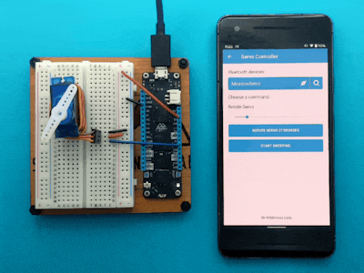 Control a Servo via Bluetooth with Meadow and MAUI app